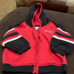 Nike Kids Hoodie in Red and Black size 3T
